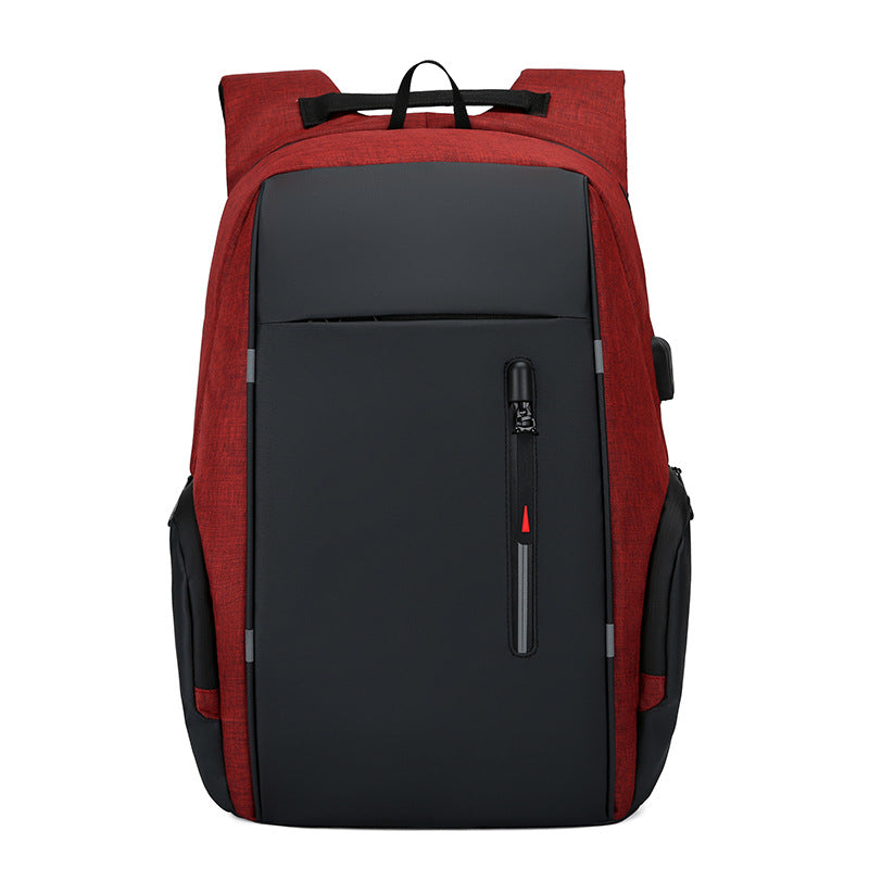Anti-Theft Travel Backpack with USB Charging & Hidden Zipper